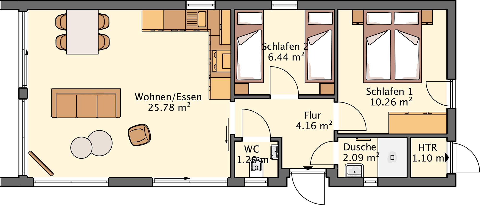 Modulhaus Nestio Grundriss Elira Modulhaus Nestio Grundriss Elira