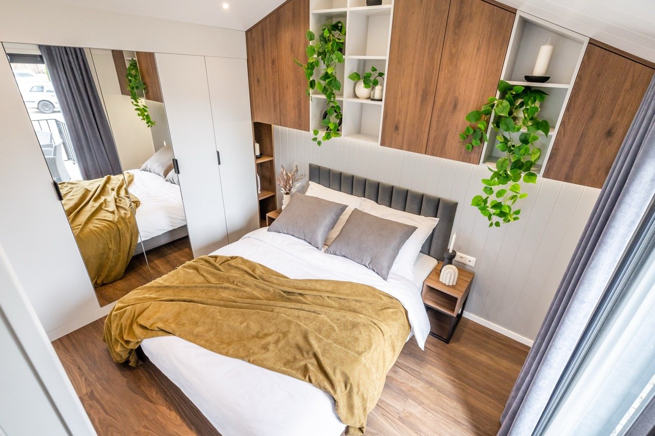 Modulhaus Silvermoon Schlafzimmer